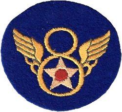 8th Air Force
UK made on felt.
