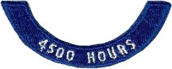 8th Air Force 4500 Hours Tab
For wear under 8th AF aircraft patches.
