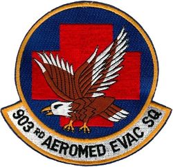 903d Aeromedical Evacuation Squadron
Possible reunion patch.
