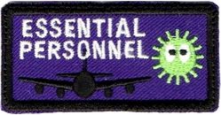909th Air Refueling Squadron KC-135 Morale Pencil Pocket Tab
Made during 2020 COVID-19 pandemic. Japan made.

