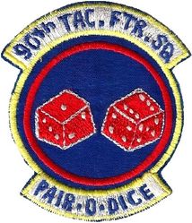 90th Tactical Fighter Squadron
Small hat/scarf patch. Philippine made.

