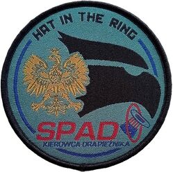 94th Expeditionary Fighter Squadron NATO Air Policing 2022
In April 2022 the 94th Expeditionary Fighter Squadron deployed 12 F-22s to Poland’s Powidz Air Base. Woven manufacture.
