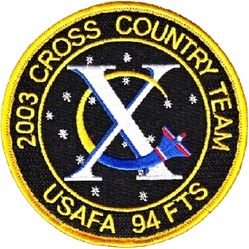 94th Flying Training Squadron United States Air Force Academy Cross Country Team 2003
