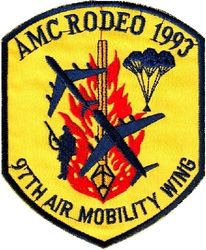 97th Air Mobility Wing Air Mobility Rodeo Competition 1993
Korean made.
