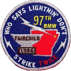 97th Bombardment Wing, Heavy Fairchild Trophy Winner 1986
