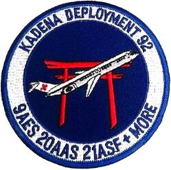 9th Aeromedical Evacuation Squadron / 20th Aeromedical Airlift Squadron / 21st Aeromedical Staging Flight Kadena Deployment 1992
Japan made.
