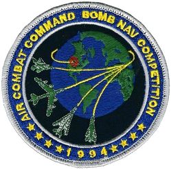 Air Combat Command Bomb Nav Competition Proud Shield 1994
Won by 27 FW with F-111F.
