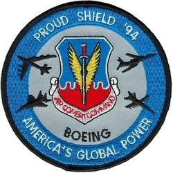 Air Combat Command Bomb Nav Competition Proud Shield 1994
Boeing promotional patch.
