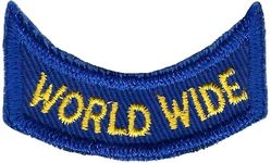 Air Defense Command World Wide Tab
Worn by ADC deployable air refueling qualified pilots.
