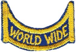 Air Defense Command World Wide Tab
Worn by ADC deployable air refueling qualified pilots.
