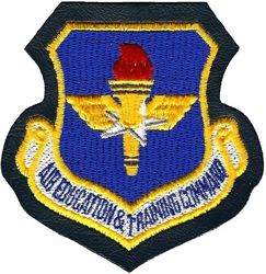 Air Education and Training Command
Leather flight jacket patch. 
