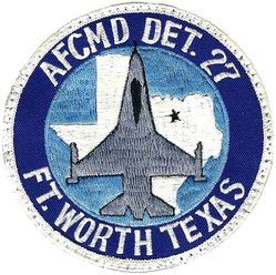 Air Force Contract Management Division Detachment 27 F-16 Flight Test
F-16 flight test program with General Dynamics at Ft. Worth plant. Korean made.
