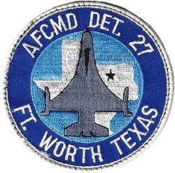 Air Force Contract Management Division Detachment 27 F-16 Flight Test
F-16 flight test program with General Dynamics at Ft. Worth plant. 

