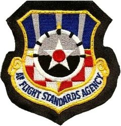 Air Force Flight Standards Agency
Sewn to leather.
