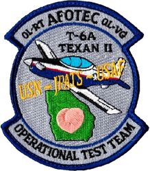 Air Force Operational Test and Evaluation Center T-6A Operational Test Team
OL-RT= Randolph AFB
OL-VG= Moody AFB
