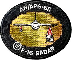 Westinghouse AN/APG-68 F-16 Radar
Official company patch.

