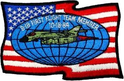 B-1B Lancer First Flight Team Member
