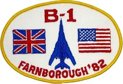 Rockwell B-1B Lancer Farnborough Air Show 1982
