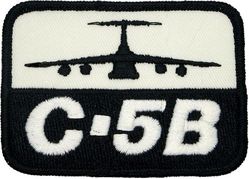 Lockheed C-5B Galaxy
Hat patch.
