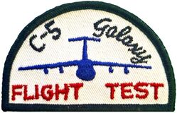 C-5 Galaxy Flight Test
Hat patch.
