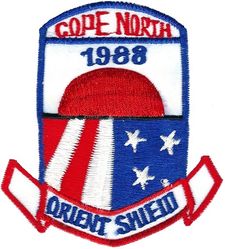 COPE NORTH OREINT SHIELD 1988
The purpose of the Cope North exercise, held two to three times per year, is to enhance U.S. and Japanese air operations. Korean made.
