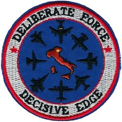 Operation DELIBERATE FORCE Operation DECISIVE EDGE
Generic patch sold at Aviano. Italian made.
