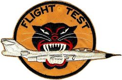 Ogden Air Material Area F-101 Flight Test
US Army tank destroyer design borrowed, most likely as an analogy to what the crews tried to do to the aircraft. Worn by crews flight testing aircraft after depot maintenance was done.
