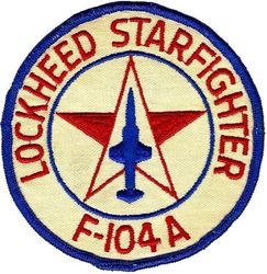 Lockheed F-104A Starfighter
Official company issue.
