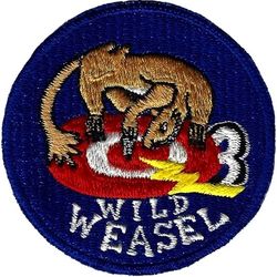 F-105 Thunderchief WILD WEASEL 3
Hat patch, Japan made.

