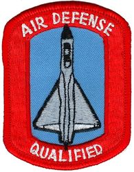 Tactical Air Command F-106 Air Defense Qualified
These aircraft specific qualification patches replaced the ADC ones when ADC was absorbed by TAC in 1979. Part of Air Defense, Tactical Air Command (ADTAC), which was active 79-85. Worn into the 1980s then discontinued. Taiwan made.
