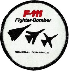 General Dynamics F-111 Aardvark
Silkscreened patch.
