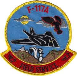 Lockheed F-117A Nighthawk Field Service
Worn by Lockheed Technical representatives.
