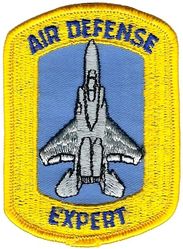 Tactical Air Command F-15 Air Defense Expert
These aircraft specific qualification patches replaced the ADC ones when ADC was absorbed by TAC in 1979. Part of Air Defense, Tactical Air Command (ADTAC), which was active 79-85. Worn into the 1980s then discontinued.
