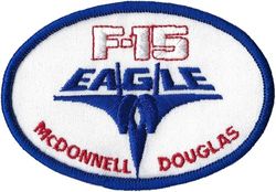 McDonnell Douglas F-15 Eagle
Blue border. Official company issue
