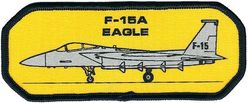 F-15A Eagle 
Printed hat patch.
