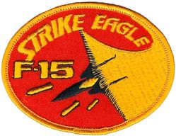 McDonnell Douglas F-15E Strike Eagle
First F-15E patch, official company issue.
