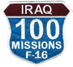 Lockheed Martin F-16 Fighting Falcon 100 Missions Iraq
