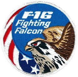 General Dynamics F-16 Fighting Falcon Swirl
Final version now with lighter blue. Official company issue.
