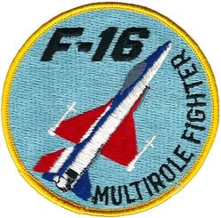 General Dynamics F-16 Fighting Falcon Multirole Fighter
Official company issue.
