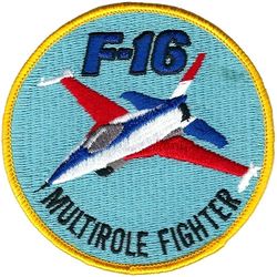 General Dynamics F-16 Fighting Falcon Multirole Fighter
Official company issue.
