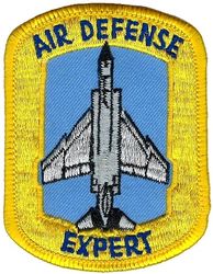 Tactical Air Command F-4 Air Defense Expert
These aircraft specific qualification patches replaced the ADC ones when ADC was absorbed by TAC in 1979. Part of Air Defense, Tactical Air Command (ADTAC), which was active 79-85. Worn into the 1980s then discontinued. Taiwan made.
