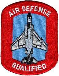 Tactical Air Command F-4 Air Defense Qualified
These aircraft specific qualification patches replaced the ADC ones when ADC was absorbed by TAC in 1979. Part of Air Defense, Tactical Air Command (ADTAC), which was active 79-85. Worn into the 1980s then discontinued.
