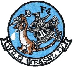 McDonnell Douglas F-4C Phantom II WILD WEASEL IV
36 F-4Cs were converted into weasels. Official company patch.

