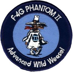 McDonnell Douglas F-4G Phantom II Advanced Wild Weasel
116 F-4Es were converted into weasels and redesignated F-4G. Official company patch. 
