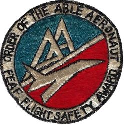 Far East Air Force Order Of The Able Aeronaut Flight Safety Award
FEAF became PACAF in 1957, and this award was continued into that era. Japan made.
