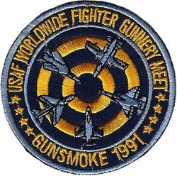 United States Air Force Worldwide Gunnery Meet Gunsmoke 1991
Korean made smaller version, worn by Korean based team.

