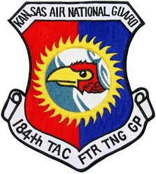 184th Tactical Fighter Training Group
Back patch, Taiwan made.

