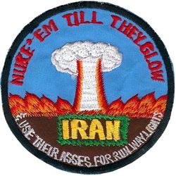 Nuke Iran
Circa 1980, Korean made.
