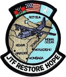 Joint Task Force Operation RESTORE HOPE
From 1992 to 1994, U.S. forces deployed to the African nation of Somalia to conduct humanitarian and peacekeeping missions as part of Operations PROVIDE RELIEF and RESTORE HOPE.
