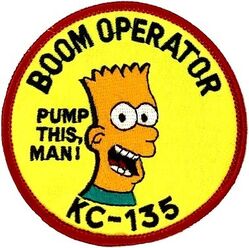 KC-135 Stratotanker Boom Operator
Keywords: Bart Simpson